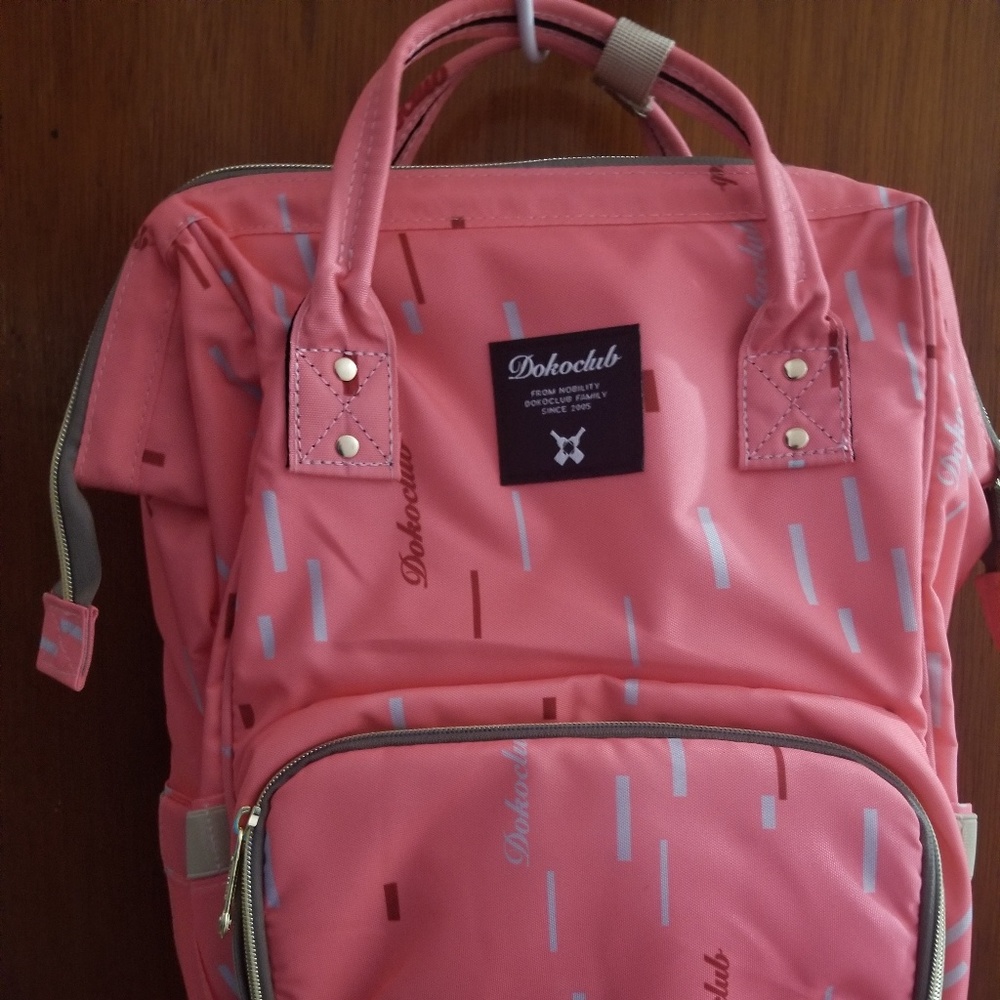 Pink diaper bag/ backpack